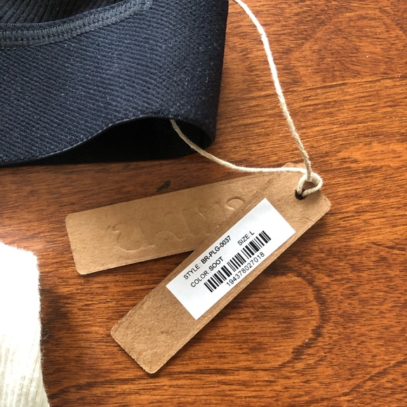 Skims cotton rib plunge bralette - Picture 3 of 3